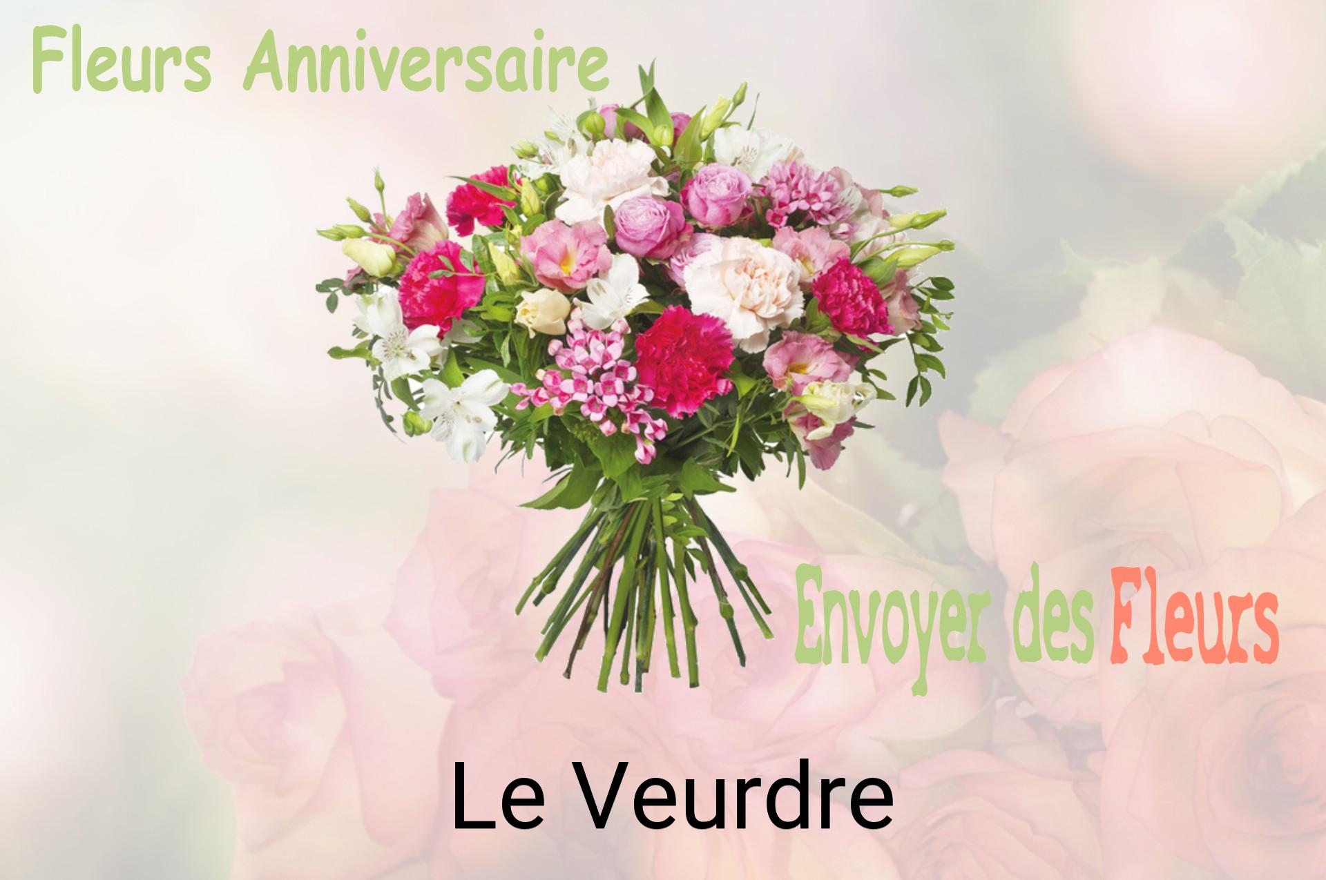 Bouquet de fleurs d’anniversaire livré à Le Veurdre